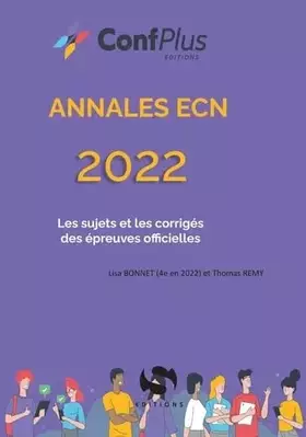 Couverture du produit · Annales ECN 2022: Le sujets et les corrigés des épreuves officielles