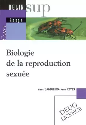 Couverture du produit · Biologie de la reproduction sexuée