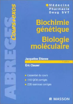 Couverture du produit · Biochimie génétique, biologie moléculaire, 7e édition
