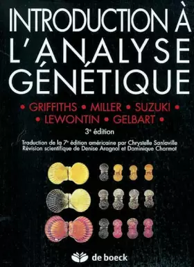 Couverture du produit · Introduction à l'analyse génétique