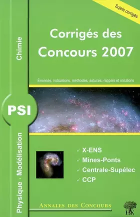 Couverture du produit · Physique, Modélisation et chimie PSI