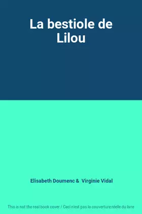 Couverture du produit · La bestiole de Lilou