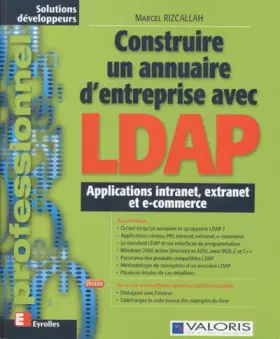 Couverture du produit · Construire un annuaire d'entreprise avec LDAP