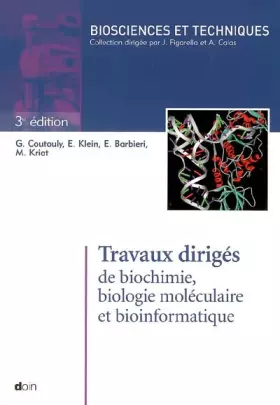 Couverture du produit · Travaux dirigés de biochimie biologie moléculaire et bioinformatique (1Cédérom)