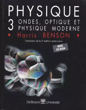 Couverture du produit · Physique, 3 ondes, optique et physique moderne (avec CD-ROM)
