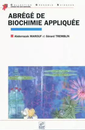 Couverture du produit · Abrégé de biochimie appliquée
