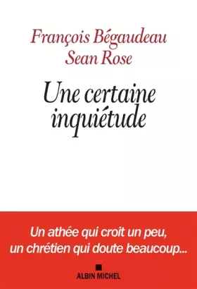 Couverture du produit · Une certaine inquiétude