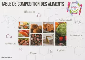 Couverture du produit · Table de composition des aliments