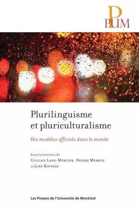 Couverture du produit · Plurilinguisme et pluriculturalisme: Des modèles officiels dans le monde