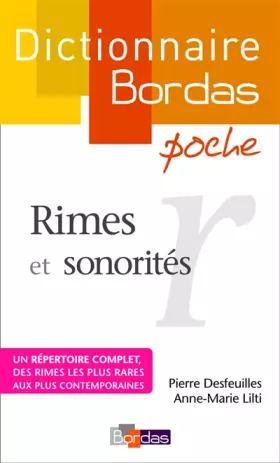 Couverture du produit · Dictionnaire poche des rimes et sonorités