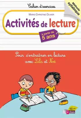 Couverture du produit · Activités de Lecture avec Lila et Noé