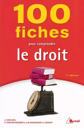 Couverture du produit · 100 fiches pour comprendre le droit