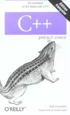 Couverture du produit · C++  précis et concis