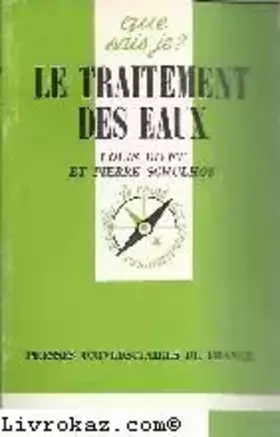 Couverture du produit · Le Traitement des eaux