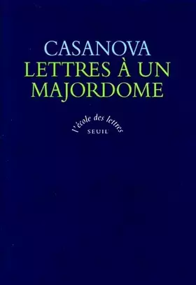 Couverture du produit · lettres a un majordome