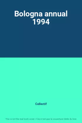 Couverture du produit · Bologna annual 1994