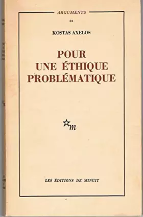 Couverture du produit · Pour une éthique problématique
