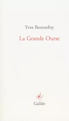 Couverture du produit · La Grande Ourse: suivi de Dedans, dehors ?