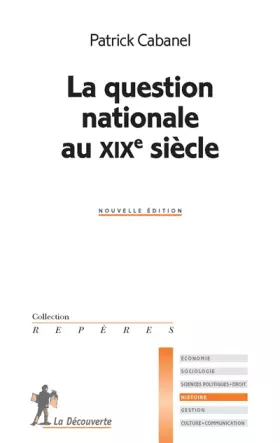 Couverture du produit · La question nationale au XIXe siecle