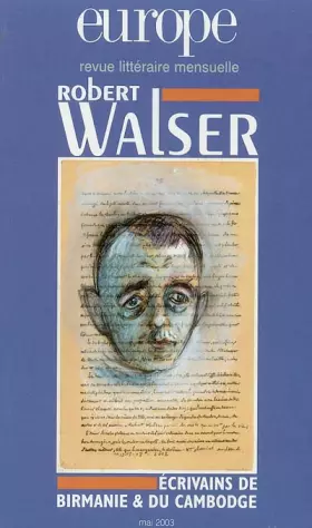 Couverture du produit · Revue europe ,numéro 889 (mai 2003) : Robert Walser