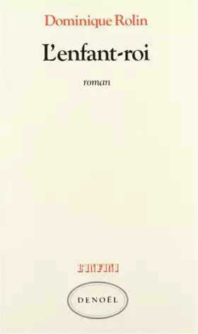 Couverture du produit · L'enfant-roi