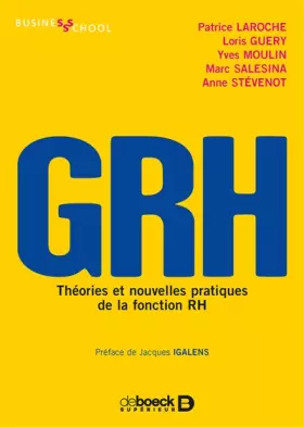 Couverture du produit · GRH: Théories et nouvelles pratiques de la fonction RH