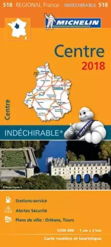 Couverture du produit · Carte Régionale Centre 2018
