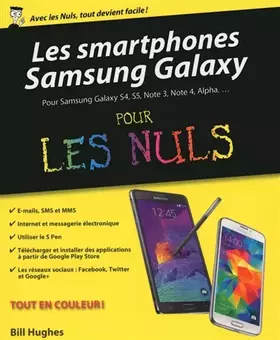 Couverture du produit · Les Smartphones Samsung Galaxy pour les Nuls