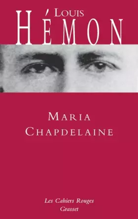 Couverture du produit · Maria Chapdelaine