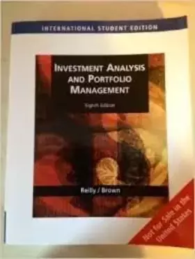 Couverture du produit · Investment Analysis and Portfolio Management [Paperback] [Jan 01, 2005] Keith Brown