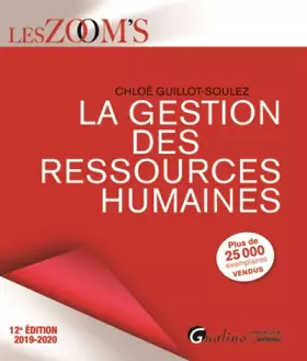 Couverture du produit · La gestion des ressources humaines