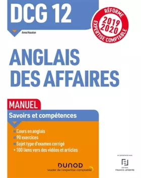 Couverture du produit · DCG 12 Anglais des affaires - Manuel - Réforme 2019-2020: Réforme Expertise comptable (2019-2020)