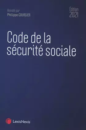 Couverture du produit · Code de la sécurité sociale 2021