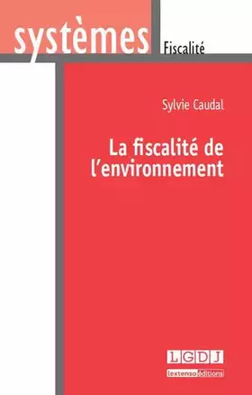 Couverture du produit · La Fiscalité de l'environnement