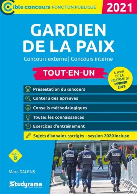 Couverture du produit · Gardien de la paix - Tout-en-un: Concours 2021