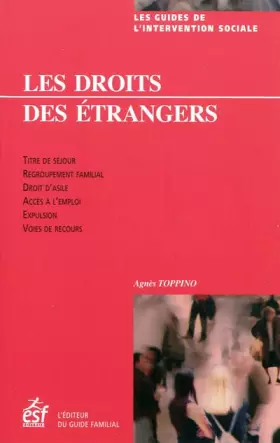 Couverture du produit · Les droit des étrangers en France