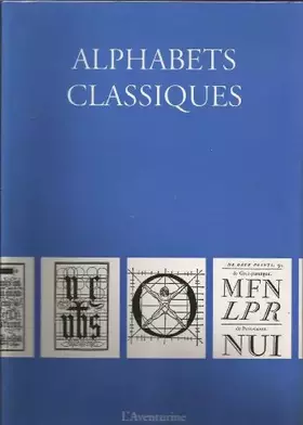 Couverture du produit · Alphabets classiques