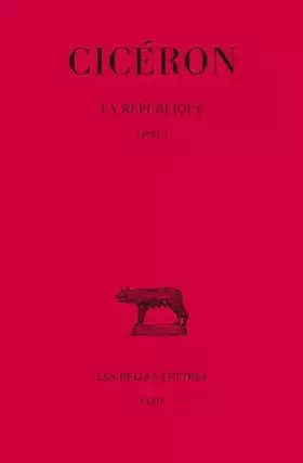 Couverture du produit · La République. Tome I : Livre I
