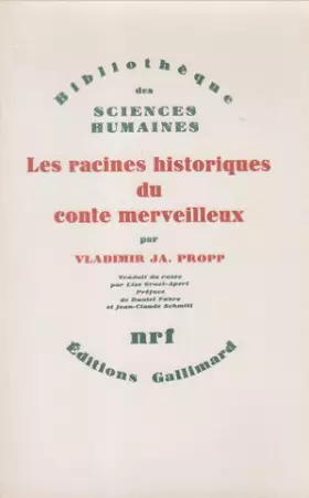 Couverture du produit · Les Racines historiques du conte merveilleux