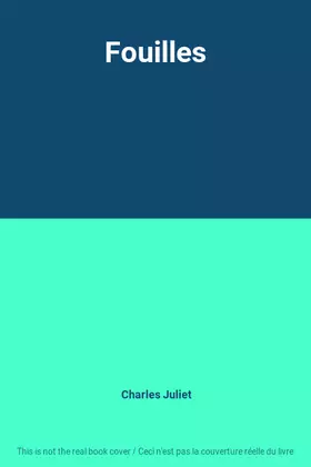 Couverture du produit · Fouilles