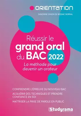 Couverture du produit · Réussir le grand oral du Bac 2022