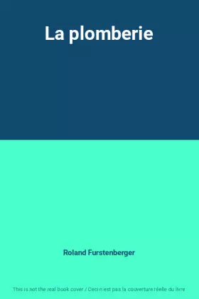 Couverture du produit · La plomberie