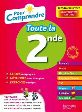 Couverture du produit · Pour Comprendre Toutes les matières 2nde