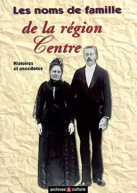 Couverture du produit · Noms de Famille de la Region Centre