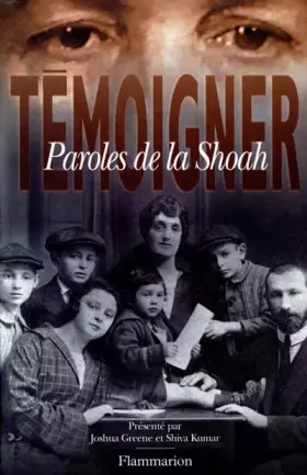 Couverture du produit · Témoigner. Paroles de la Shoah