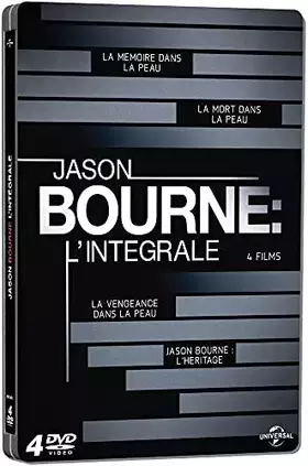 Couverture du produit · L'intégrale : La mémoire Mort Vengeance dans la Peau + Jason Bourne : L'héritage [Pack Collector boîtier SteelBook]