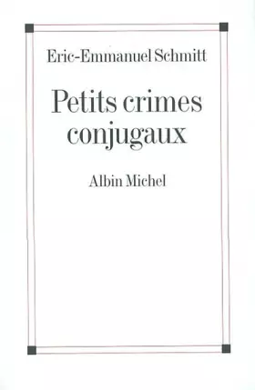 Couverture du produit · Petits crimes conjugaux