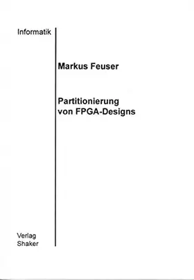 Couverture du produit · Partitionierung von FPGA-Designs