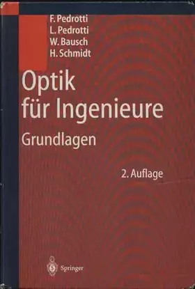 Couverture du produit · Optik für Ingenieure: Grundlagen