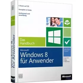 Couverture du produit · Microsoft Windows 8 für Anwender - Das Handbuch